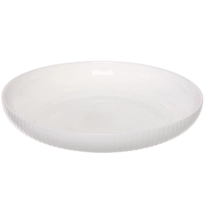 Тарелка "White magic" 20*3см стеклокерамика Полоса