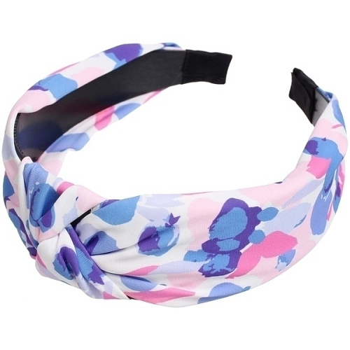 Ободок для волос ЛАФАНТАЛЬ, принт романтика, ширина 4см, микс 4 цвета (стикер на внутр часть)_5