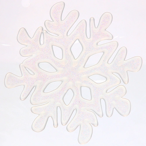 Наклейка  Сказочная снежинка 1520, перламутр_3