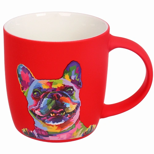 Кружка керамическая 380мл Зоопарк, рисунки микс_8