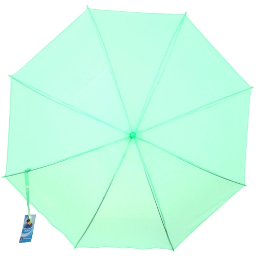 Зонт-трость женский "Классический" цвет мятный, 8 спиц, d-92см, длина в слож. виде 71см