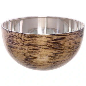 Салатник из нержавеющей стали 0,4л 12*6см цвет Антик