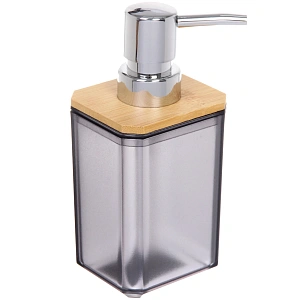 Дозатор для жидкого мыла Квадро 260 мл серый