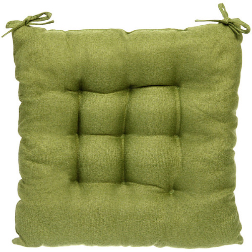 Сидушка на стул "PRIMO" 40*40 см, цвет зелёный