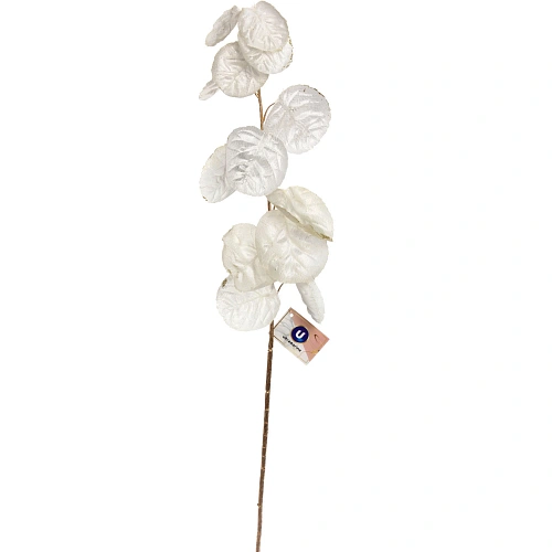 Искусственные цветы FLOWERS GLAMOUR 80см Ветка декоративная белая_2