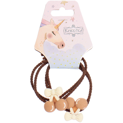 Резинки для волос 2шт Impulse, вишенки, микс 5 цветов, d-5см_6