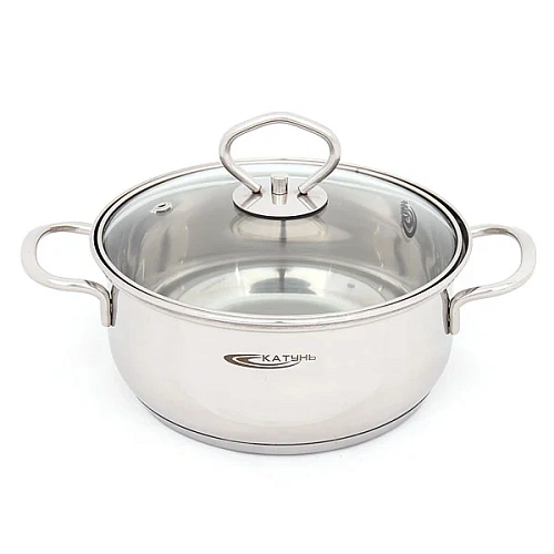 Кастрюля из нержавеющей стали 1,6л "Лира" Катунь 