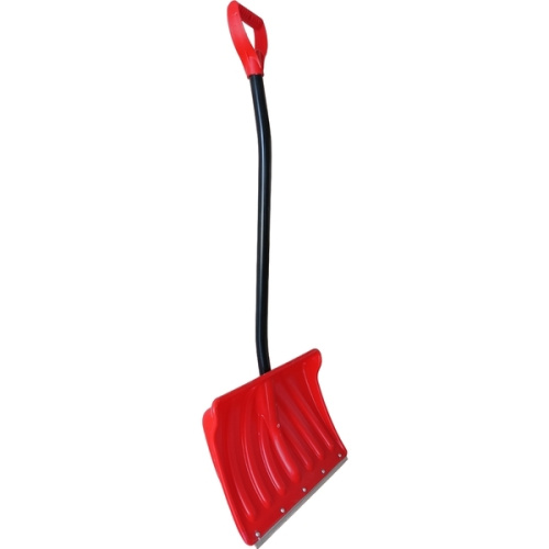 Лопата снеговая "Сириус К-2" 465*340 мм,пластик. с ал.черенком и V-ручкой, d=32 