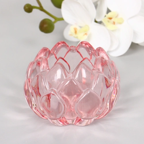 Подсвечник "Топаз" 7,7*5,2 см, Розовый