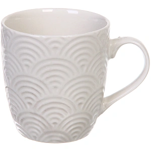 Кружка керамическая 200мл "Белая" узор
