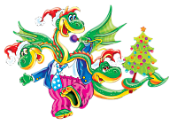 Оформление интерьера (символ года 2024)