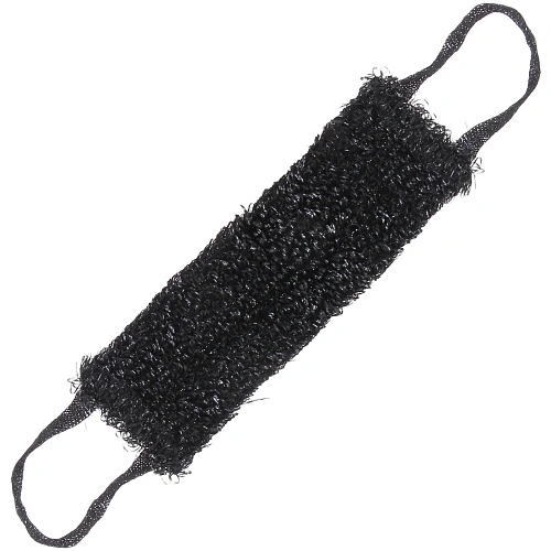 Мочалка для тела полипропиленовая "PREMIER", цвет черный, 42*15см