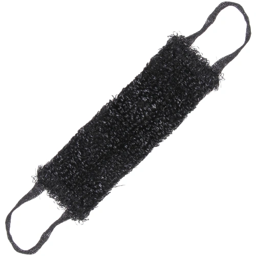 Мочалка для тела полипропиленовая "PREMIER", цвет черный, 42*15см