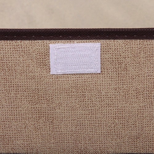 Короб - органайзер складной стеллажный для хранения вещей ДОМания, цвет бежевый, 372424см (лейбл)_4