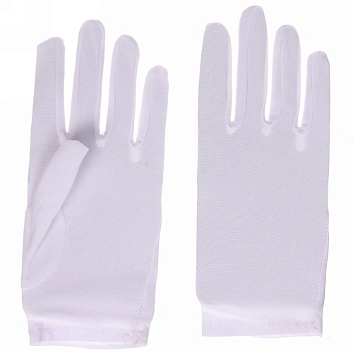 Перчатки карнавальные "Джентельмен", белый