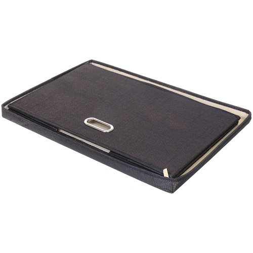 Коробка для хранения вещей складная с крышкой ДЭСТРА, цвет черный, 584035см_5