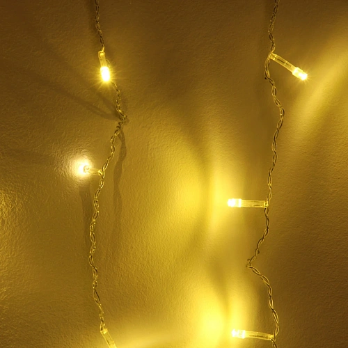 Гирлянда для дома БАХРОМА Мерцание Premium ш3м в0,30,5 м м 120 ламп LED, прозрачнпровод, 1реж,, IP-40, Теплый белый (возможность соединения)_9