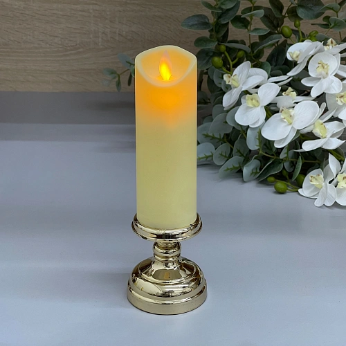 Сувенир с подсветкой "Свеча - Шик" 7,5*23 см