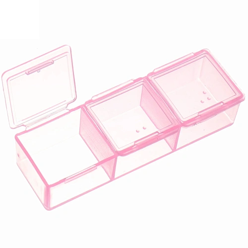 Контейнер для таблеток 3 ячейки 7,2х2х1,5см_12