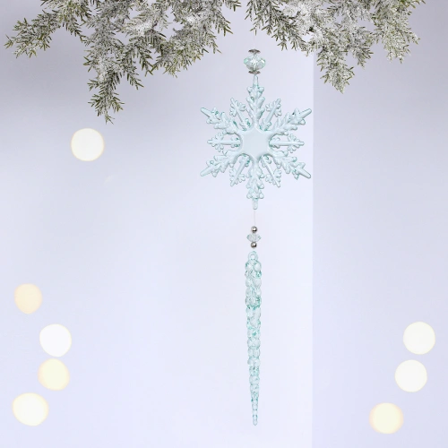Подвеска "Снежная принцесса" 30 см, Голубой