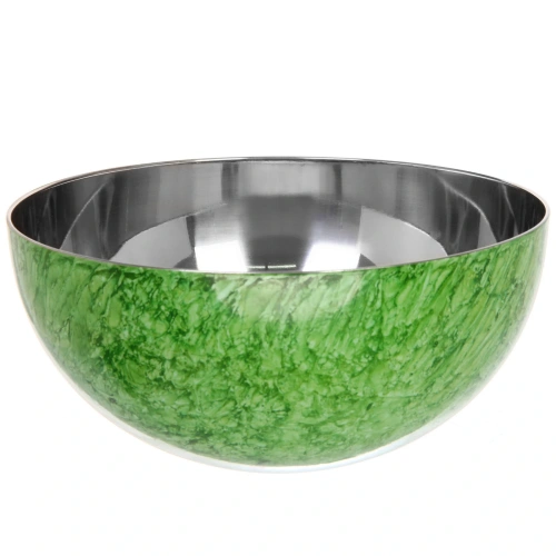 Салатник из нержавеющей стали 5л 27*12,8см цветное покрытие "гранит"