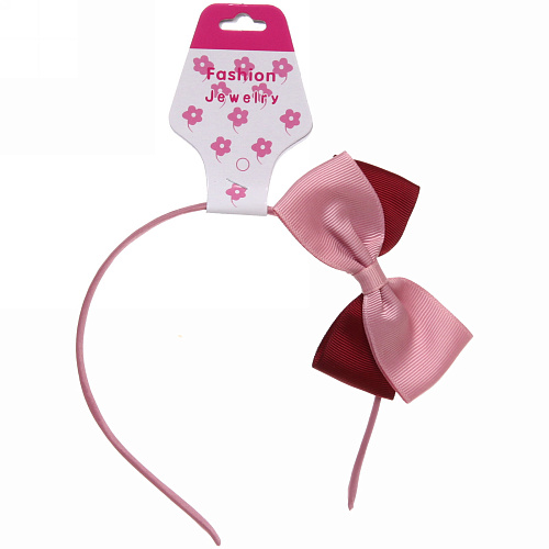 Ободок для волос детский на блистере Rapunzel, двухцветный, микс 6 цветов, 0,5см_11