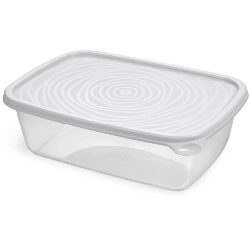 Контейнер прямоугольный "Романо" 1,6л светло-серый С852СЕР