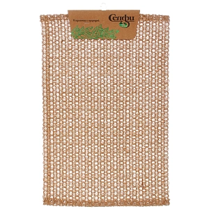 Салфетка на стол 30*45см "Модена" плетеная, кофейная