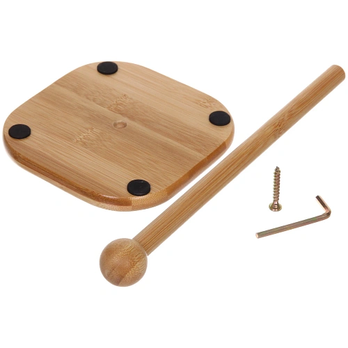 Держатель для бумажных полотенец из бамбука SHEF 30см, квадратный_4